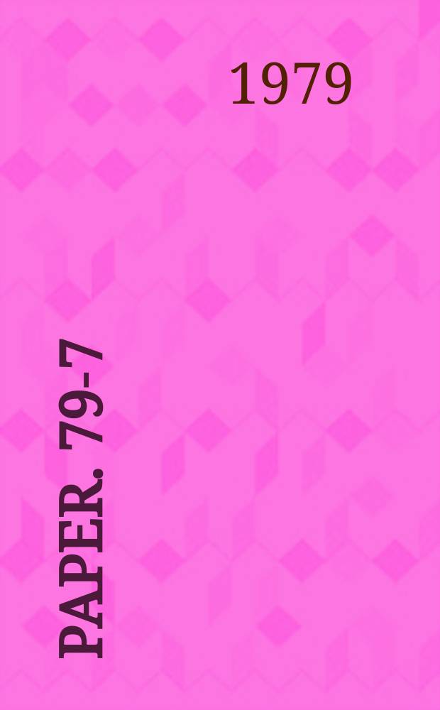 Paper. 79-7