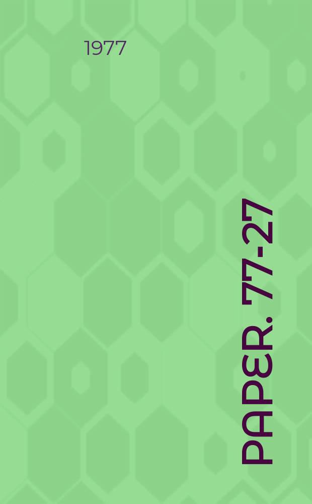 Paper. 77-27