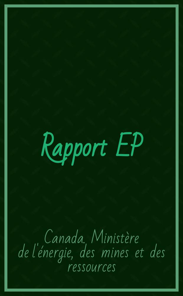 Rapport EP