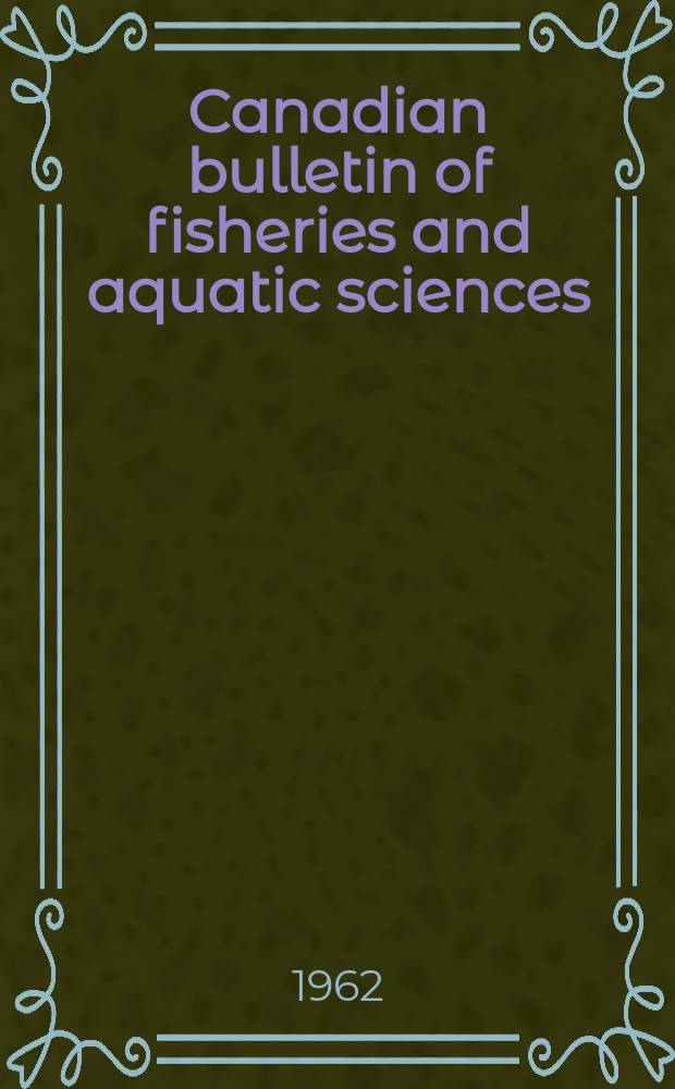Canadian bulletin of fisheries and aquatic sciences : Formerly Bulletin of the Fisheries research board of Canada. №136 : Osteological studies on Pacific salmon of the genus Oncorhynchus