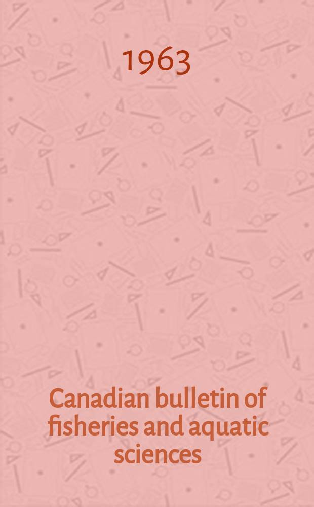 Canadian bulletin of fisheries and aquatic sciences : Formerly Bulletin of the Fisheries research board of Canada. №140 : Distribution of sharks in the Canadian Atlantic