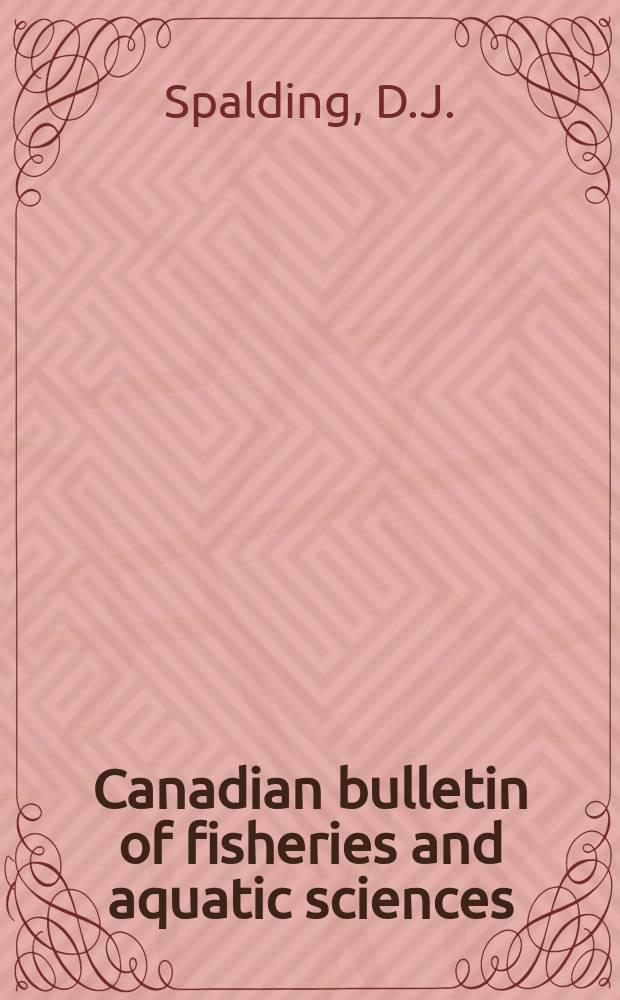 Canadian bulletin of fisheries and aquatic sciences : Formerly Bulletin of the Fisheries research board of Canada : Comparative feeding habits of the fur seal, sea lion and harbour seal on the British Columbia coast