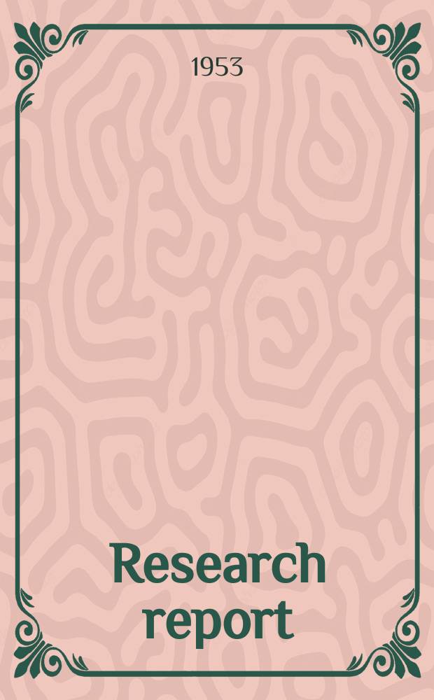Research report
