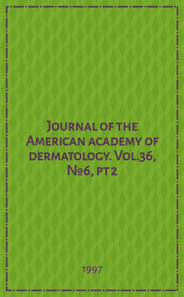 Journal of the American academy of dermatology. Vol.36, №6, pt 2 : Adapalene