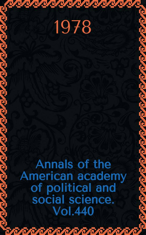 Annals of the American academy of political and social science. Vol.440 : The European community after twenty years