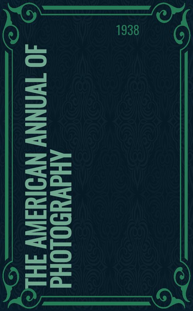 The American annual of photography