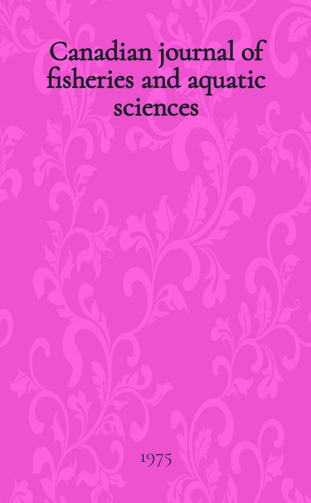 Canadian journal of fisheries and aquatic sciences : Formerly the Journal of the fisheries research board of Canada. Vol.32, №7 : Review of biology and fisheries for smaller cetaceans