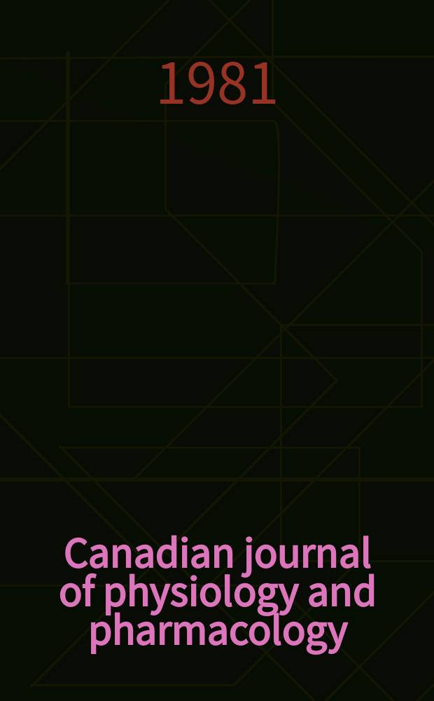 Canadian journal of physiology and pharmacology : Publ. by the National research council. Vol.59, №7 : Interaction between sensory inputs and movements