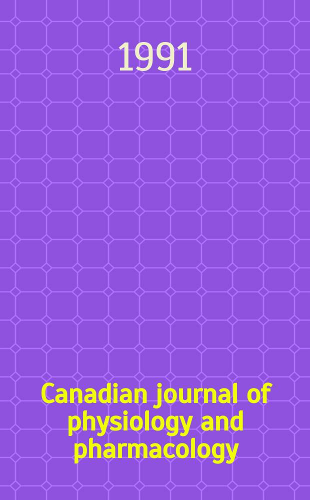 Canadian journal of physiology and pharmacology : Publ. by the National research council. Vol.69, №5 : Chronic musculoskeletal pain