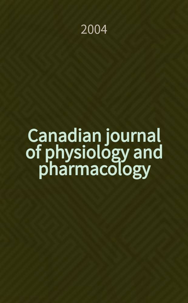 Canadian journal of physiology and pharmacology : Publ. by the National research council. Vol.82, №2 : 6th International symposium of fundamental and applied radiobiology