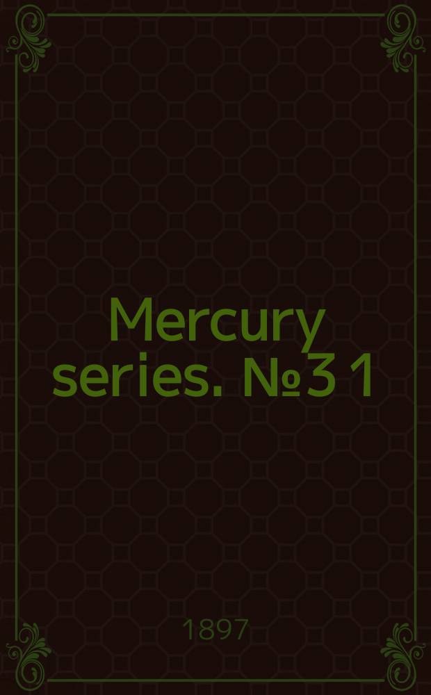 Mercury series. №3[1] : Tsimshian narratives