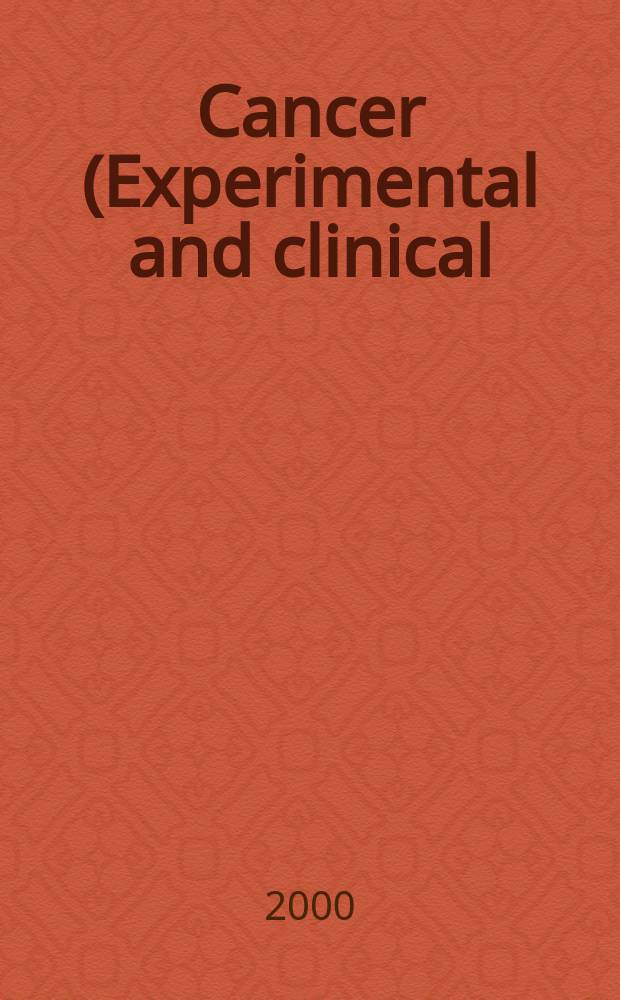 Cancer (Experimental and clinical) : Section XVI [of] Experta medica. Vol.121, №2
