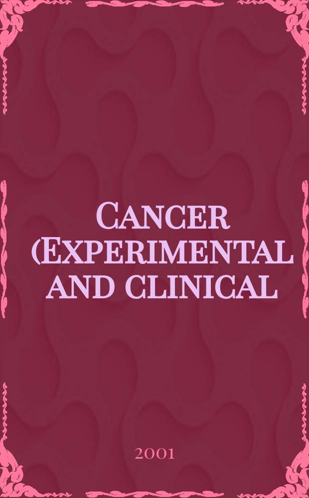 Cancer (Experimental and clinical) : Section XVI [of] Experta medica. Vol.123, №5