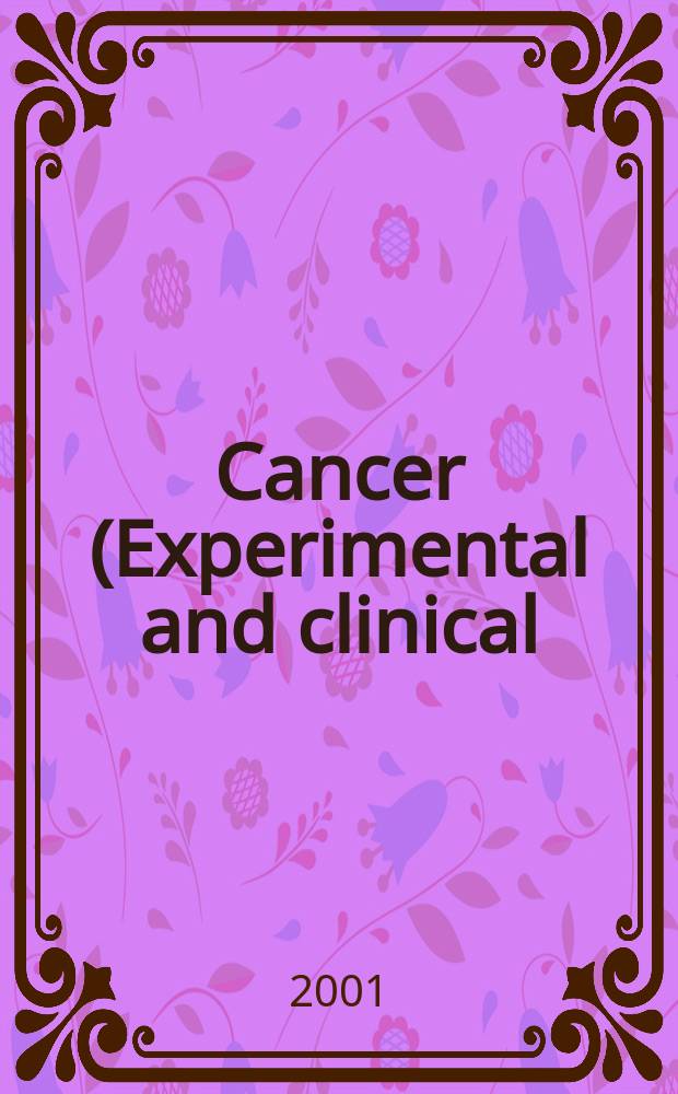 Cancer (Experimental and clinical) : Section XVI [of] Experta medica. Vol.124, №3