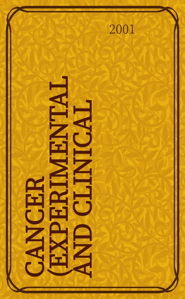 Cancer (Experimental and clinical) : Section XVI [of] Experta medica. Vol.125, №5