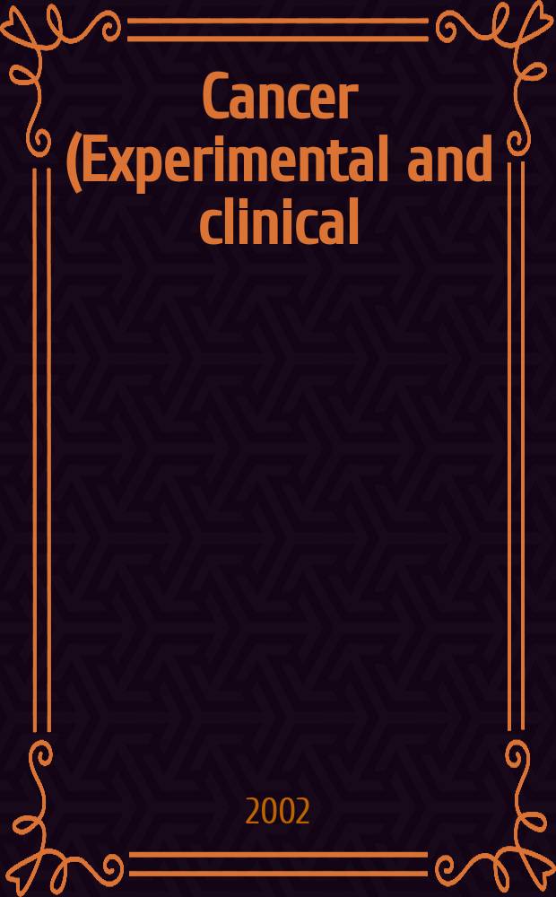 Cancer (Experimental and clinical) : Section XVI [of] Experta medica. Vol.128, №2