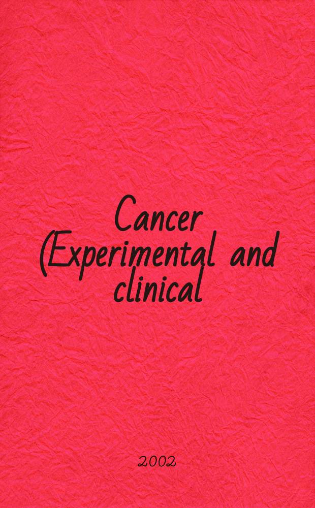 Cancer (Experimental and clinical) : Section XVI [of] Experta medica. Vol.128, №5