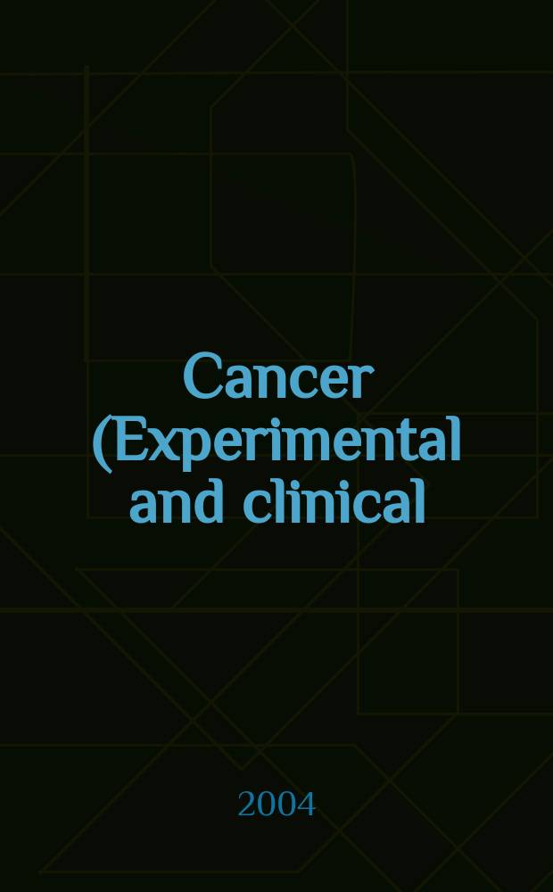 Cancer (Experimental and clinical) : Section XVI [of] Experta medica. Vol.135, №4