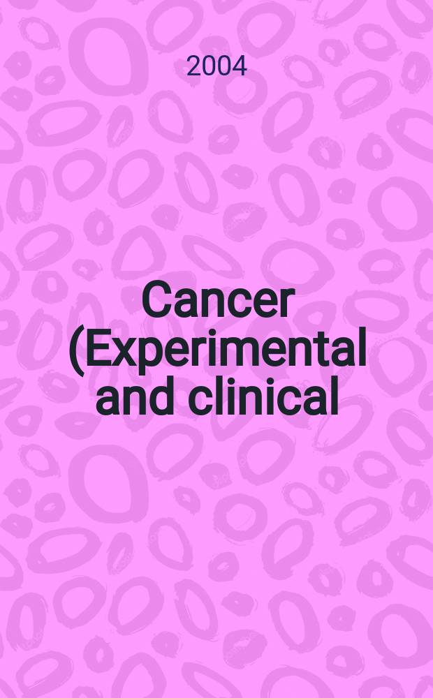 Cancer (Experimental and clinical) : Section XVI [of] Experta medica. Vol.136, №1