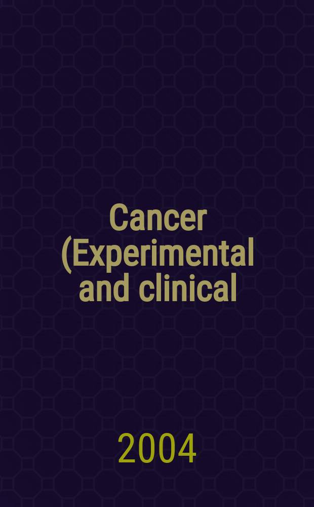 Cancer (Experimental and clinical) : Section XVI [of] Experta medica. Vol.136, №2