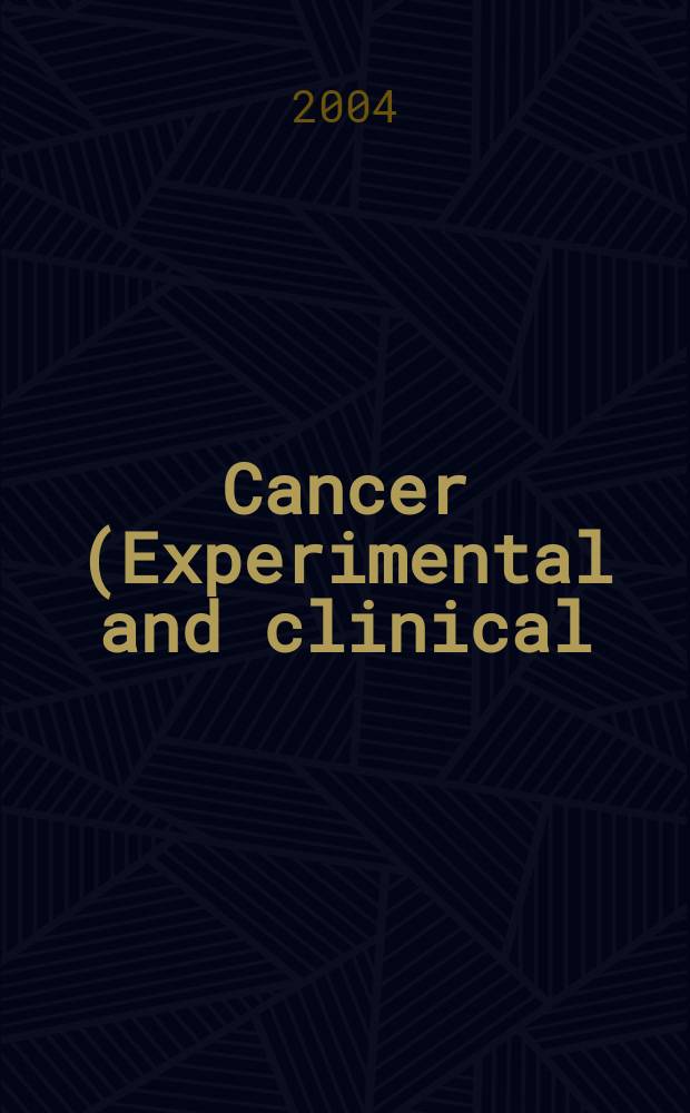 Cancer (Experimental and clinical) : Section XVI [of] Experta medica. Vol.136, №6