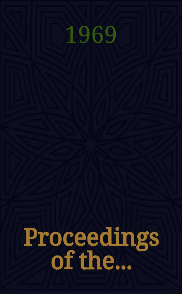 Proceedings of the.. : Annual Spring meeting of the American ethnological society : (Forms of symbolic action)