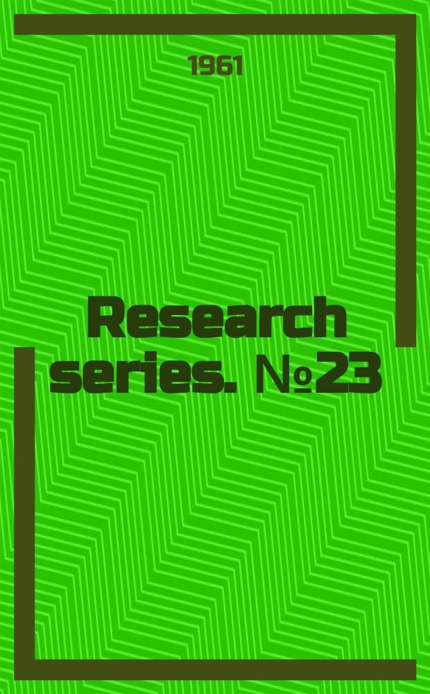 Research series. №23 : The West Indies federation