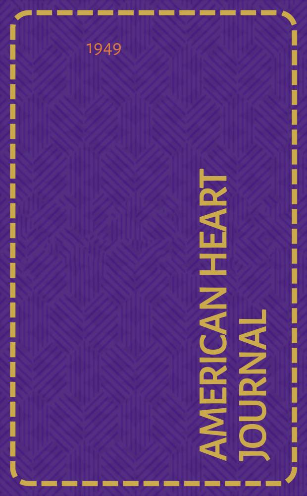 American heart journal : Publ. bi-monthly under the auditorial direction of the American heart association. Vol.38, №6 : Index number