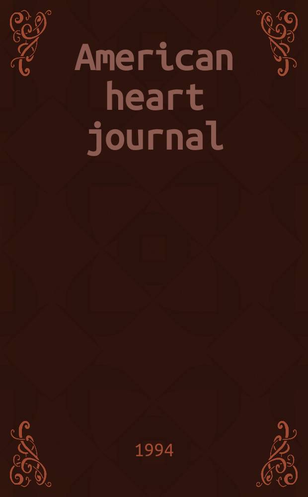 American heart journal : Publ. bi-monthly under the auditorial direction of the American heart association. Vol.128, №6, Pt.2 : Preventing atherosclerosis and its complications