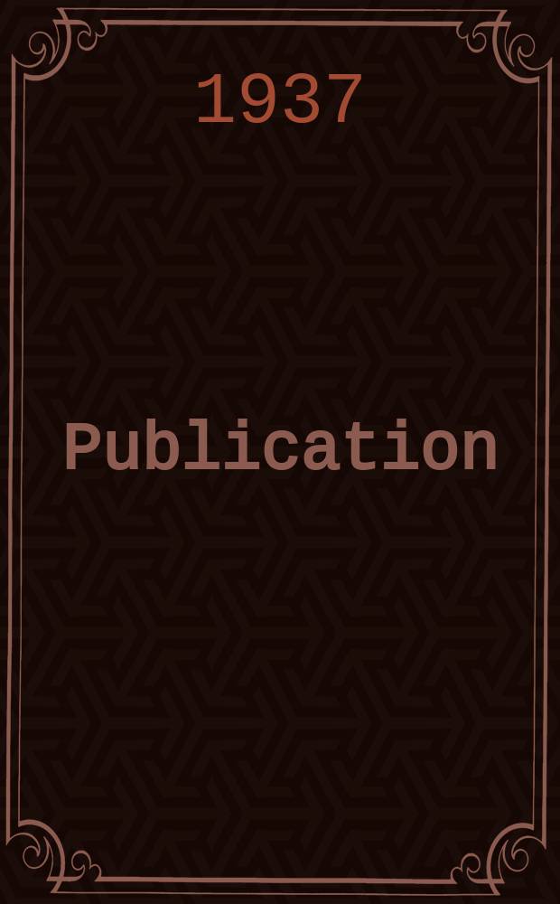 Publication