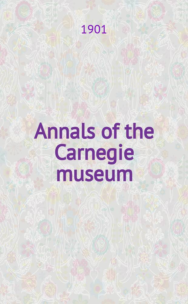 Annals of the Carnegie museum