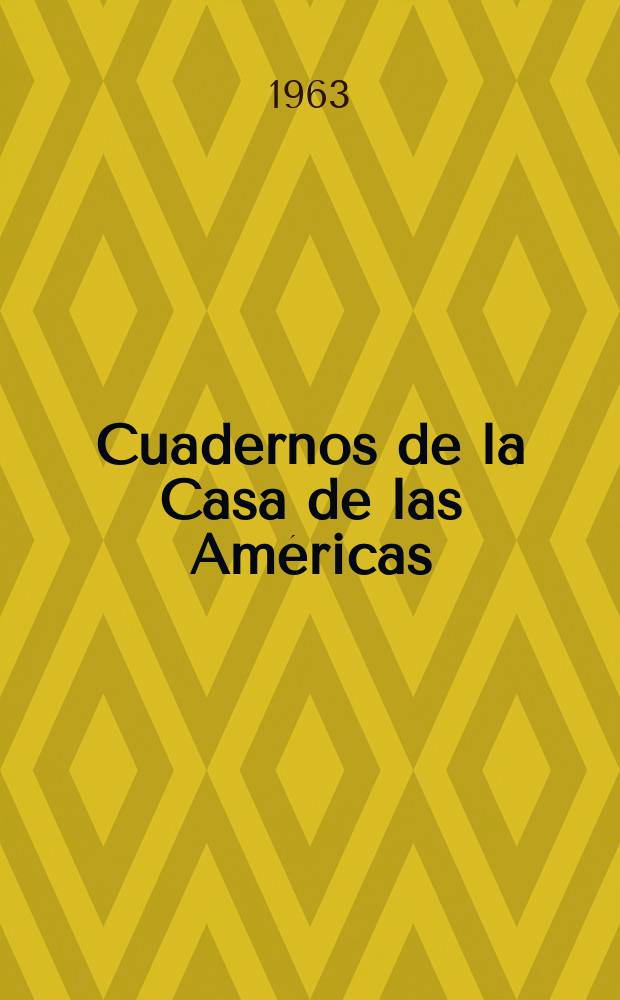 Cuadernos de la Casa de las Américas