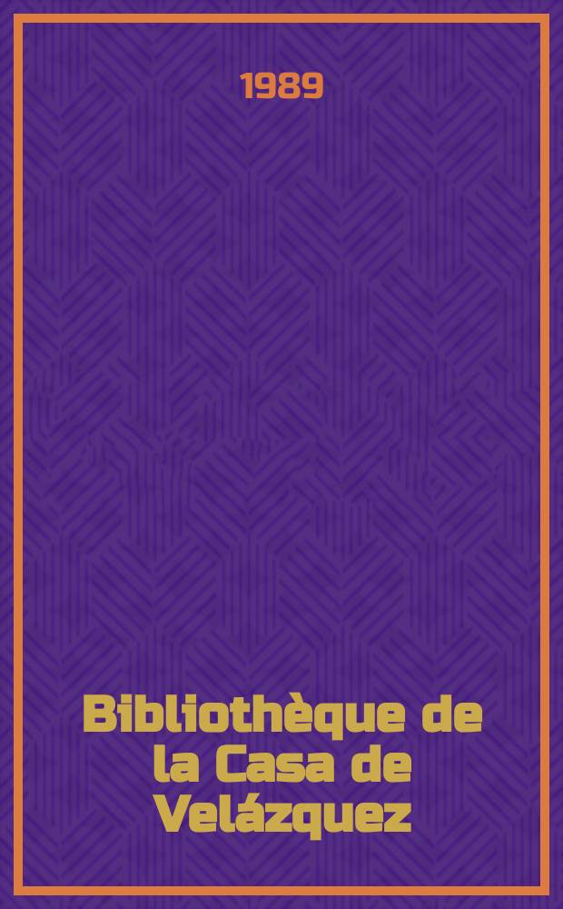 Bibliothèque de la Casa de Velázquez