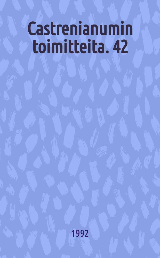 Castrenianumin toimitteita. 42 : Virolais-suomalainen kielitieteen sanasto