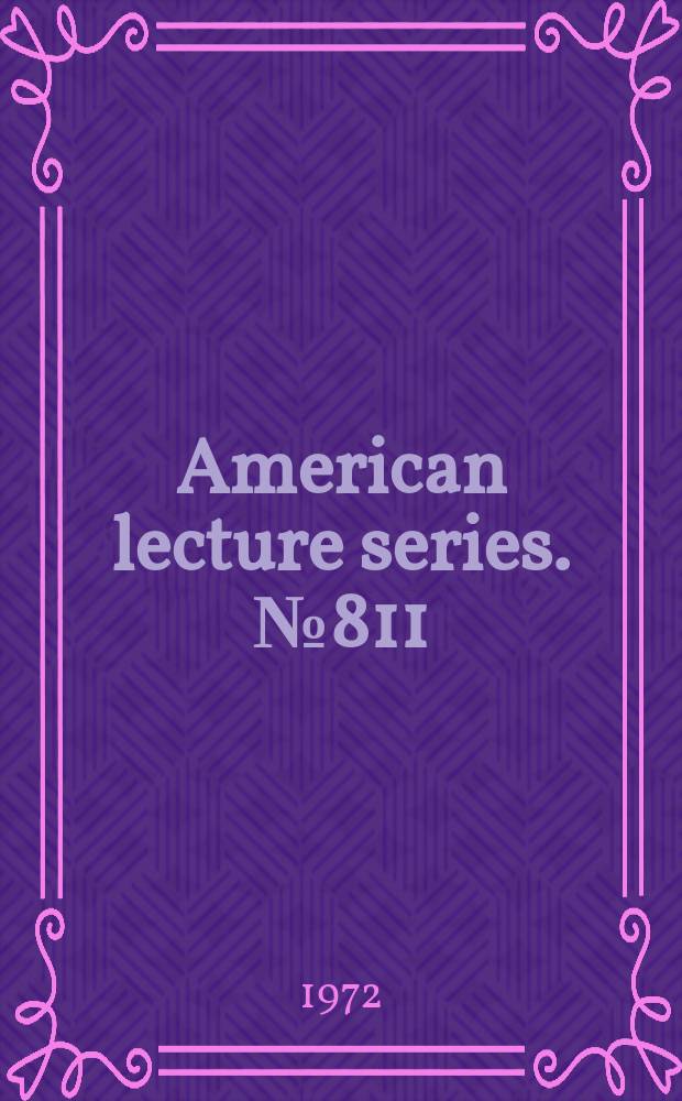 American lecture series. №811 : Prevention of Rh-hemolytic
