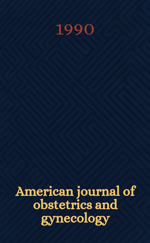 American journal of obstetrics and gynecology : Offic. organ of the American gynecological society. Vol.163, №1(Pt.2) : Oral contraceptives in the nineties