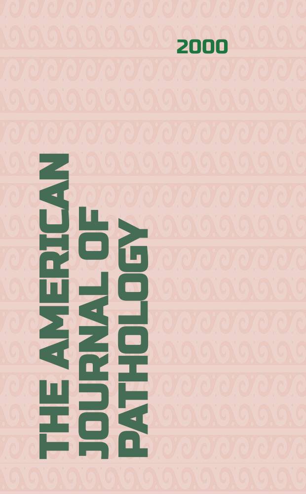 The American journal of pathology : Offic. publication of the Amer. assoc. of pathologists and bacteriologists. Vol.157, №4