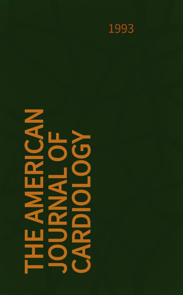The American journal of cardiology : Official journal of the American college of cardiology A publication of the Yorke group. Vol.71, №3 : "Aldosterone and antialdosterone therapy in cardiovascular disease", symposium (1991; Amsterdam)