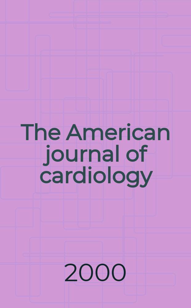 The American journal of cardiology : Official journal of the American college of cardiology A publication of the Yorke group. Vol.85, №3A : "Lipid management summit on improving practice outcome", symposium (1999; Houston, Tex.)