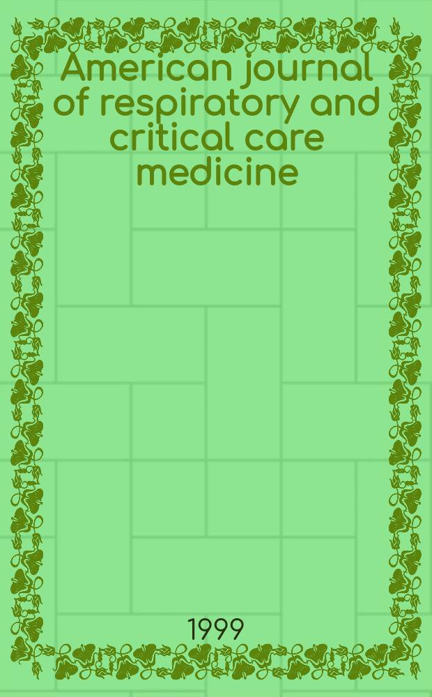 American journal of respiratory and critical care medicine : An offic. journal of the American thoracic soc., Med. sect. of the American lung assoc. Formerly the American review of respiratory disease. Vol.159, №4(Pt.2) : Skeletal muscle dysfunction in chronic obstructive pulmonary disease