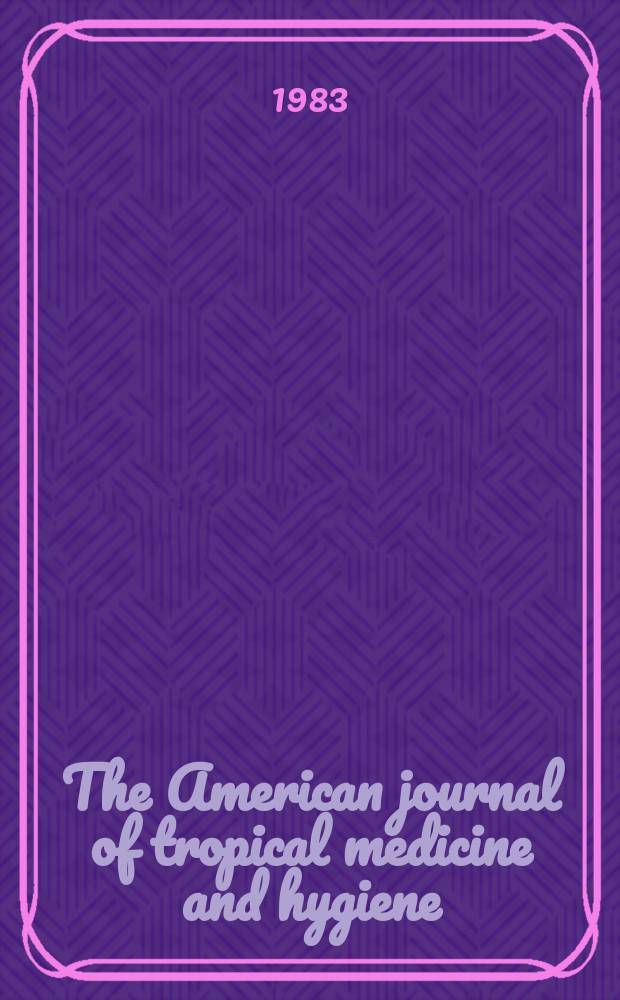 The American journal of tropical medicine and hygiene : Combining the American journal of tropical medicine and the Journal of the National malaria society Official organ of the American society of tropical medicine and hygiene. Vol.32, №5(P.2) : Constitution and by-laws of the American society of tropical medicine and hygiene
