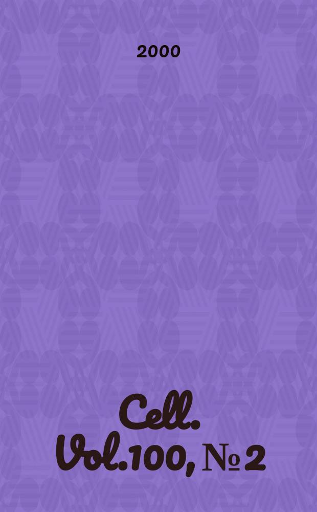 Cell. Vol.100, №2