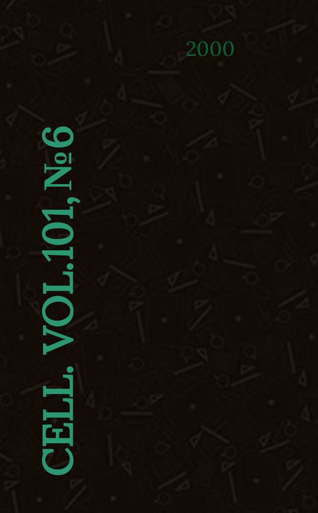 Cell. Vol.101, №6