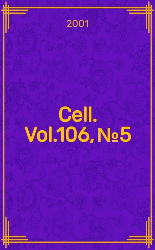 Cell. Vol.106, №5