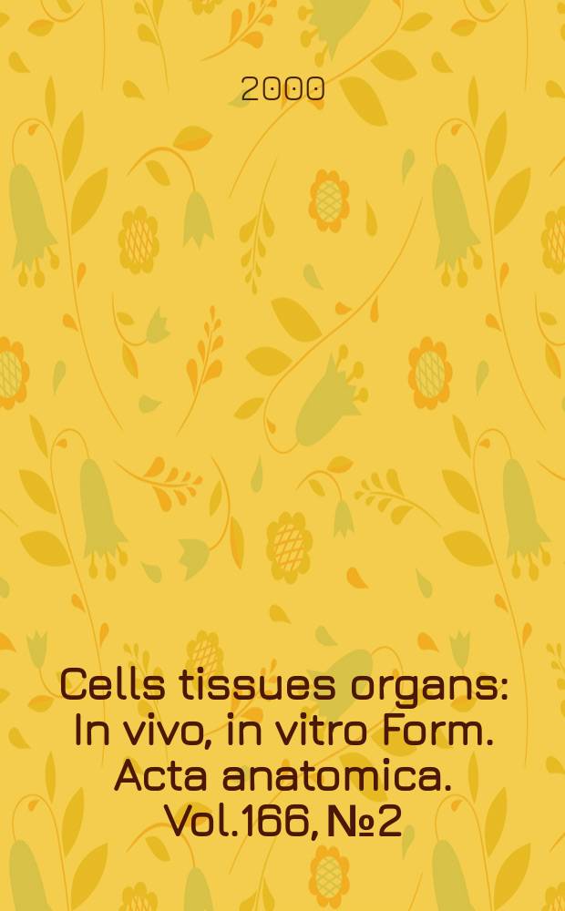 Cells tissues organs : In vivo, in vitro Form. Acta anatomica. Vol.166, №2 : Zona pellucida and early embryonic coats