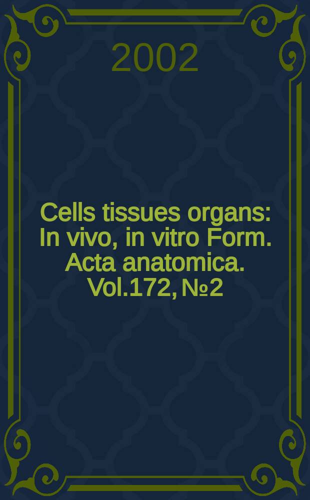 Cells tissues organs : In vivo, in vitro Form. Acta anatomica. Vol.172, №2 : Gene technology and gene therapy in dermatology