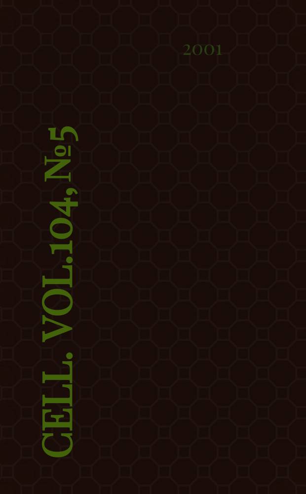 Cell. Vol.104, №5