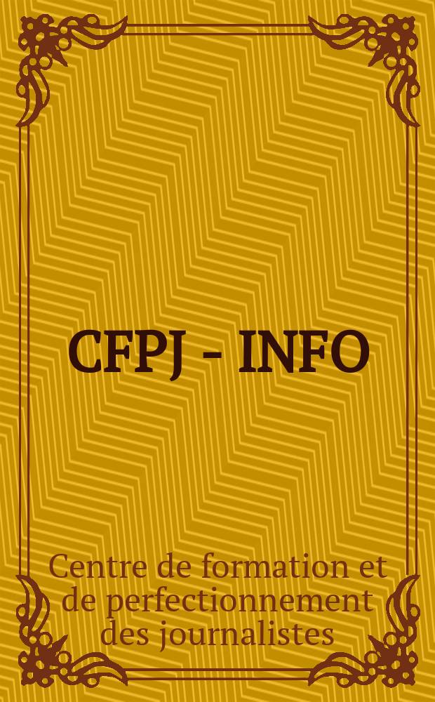 CFPJ - INFO