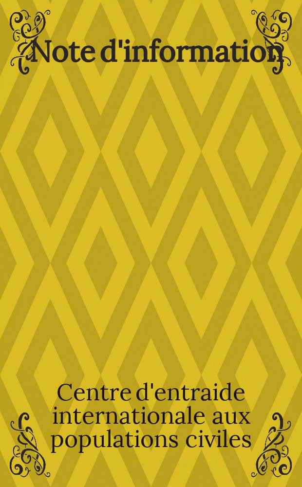 Note d'information