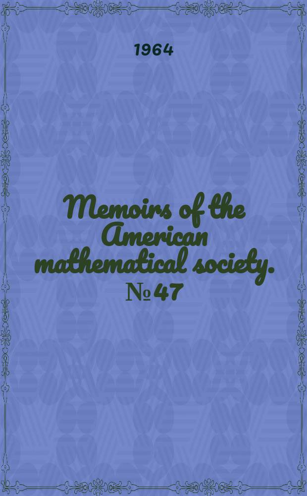 Memoirs of the American mathematical society. №47 : Periodic solutions of perturbed second-order autonomous equations